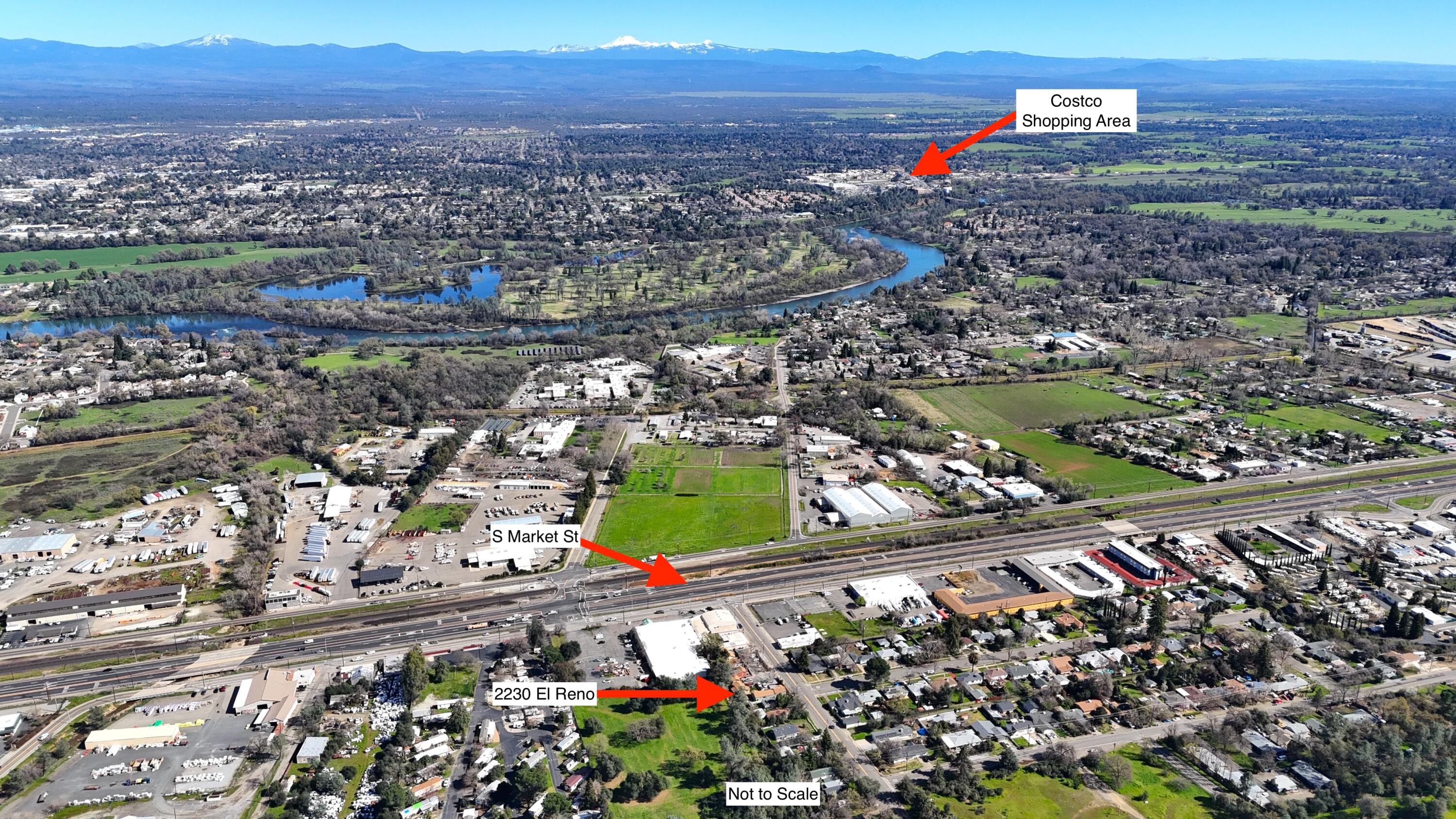 2230 El Reno Lane Redding, CA 96001 - Photo 9 of 10 an aerial view of a city