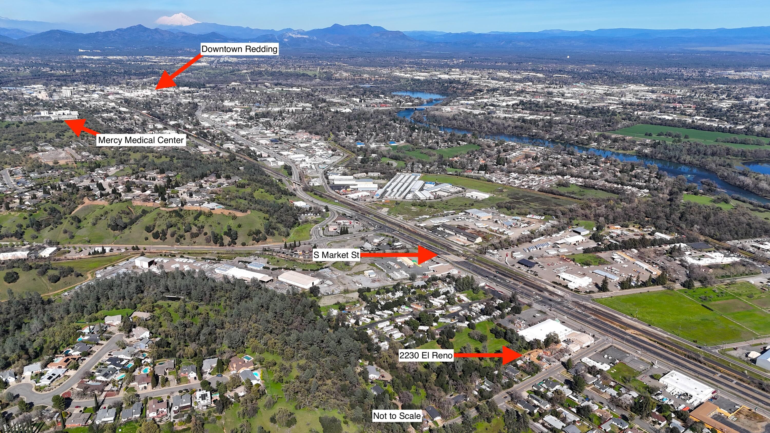 2230 El Reno Lane Redding, CA 96001 - Photo 10 of 10 an aerial view of city