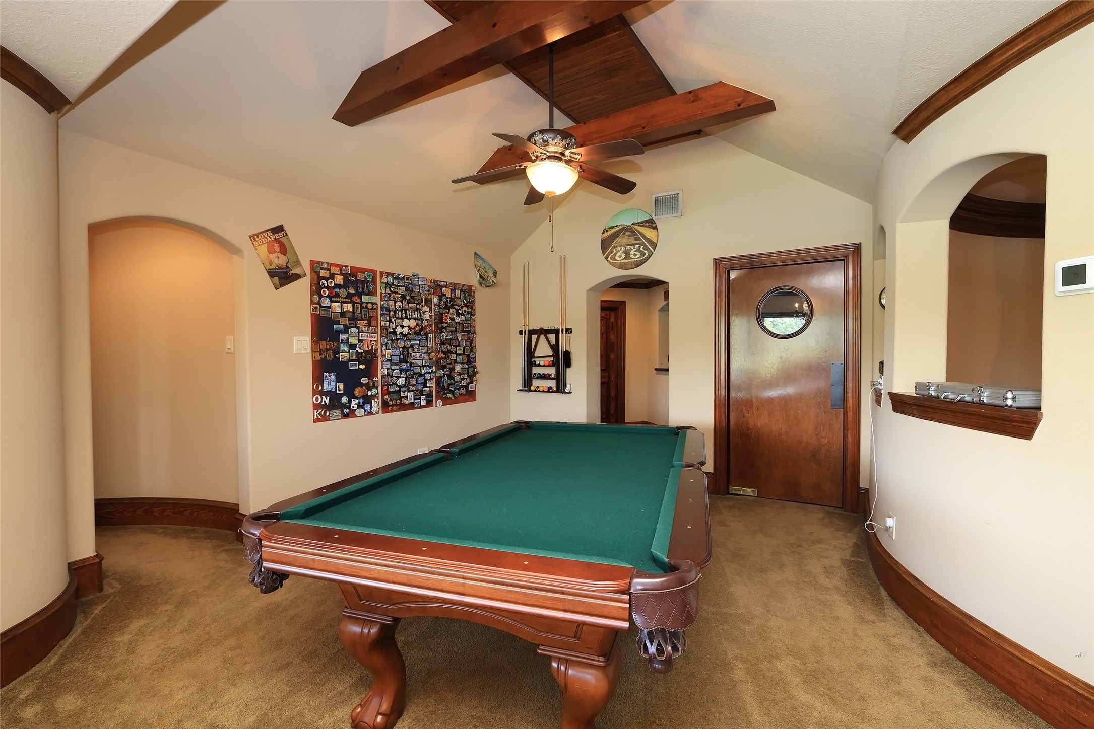 22 Post Shadow Estate Drive Spring, TX 77389 - Photo 41 of 50 a room with pool tables and a chandelier