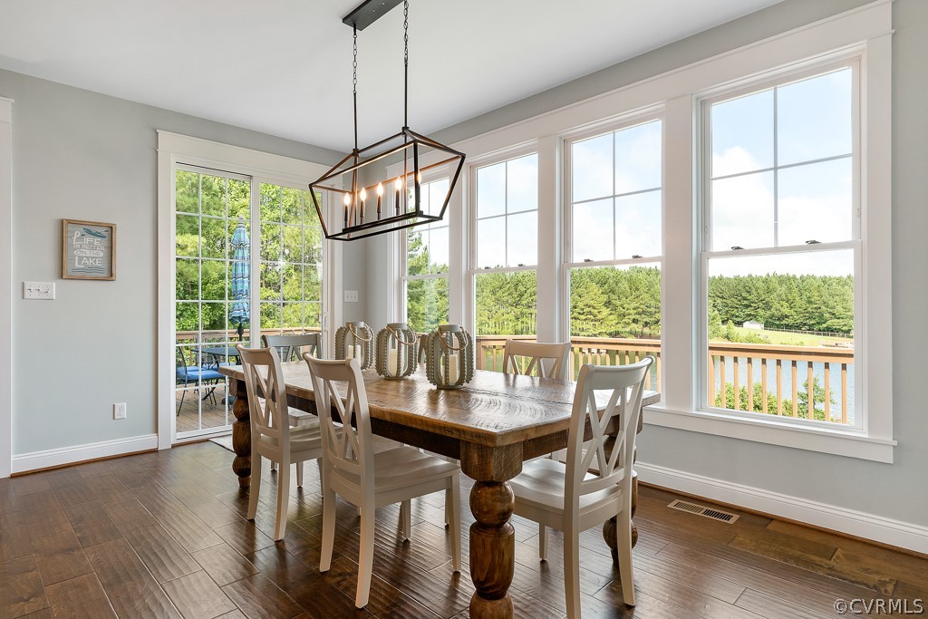 3812 Millmount Drive Powhatan, VA 23139 - Photo 20 of 48 a dining room with furniture window wooden floor