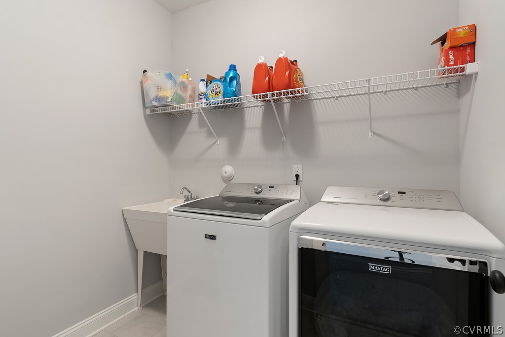 3812 Millmount Drive Powhatan, VA 23139 - Photo 29 of 48 a utility room with dryer and washer
