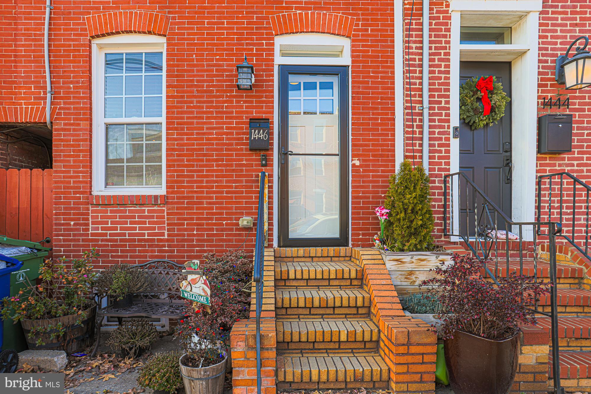 1446 Hull Street Baltimore, MD 21230 - Photo 2 of 54 a front view of a house