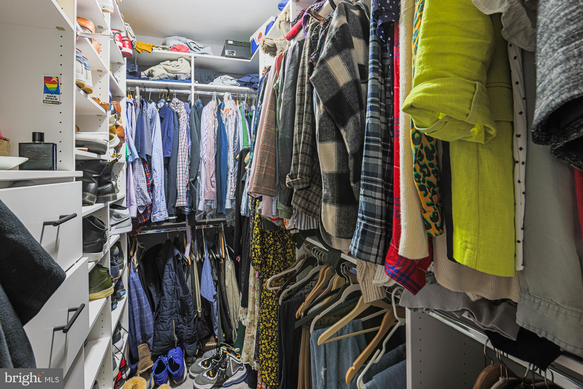 1446 Hull Street Baltimore, MD 21230 - Photo 33 of 54 a view of walk in closet with clothes