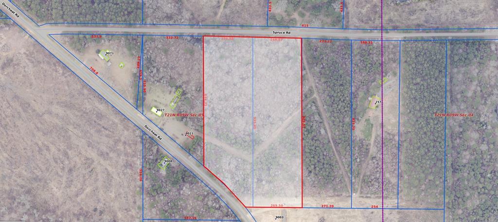 0 Spruce Road Minden, LA 71055 - Photo 3 of 3 Map / location featuring property parcel outlined