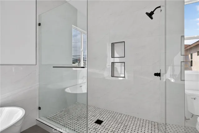 a view of a walk in closet