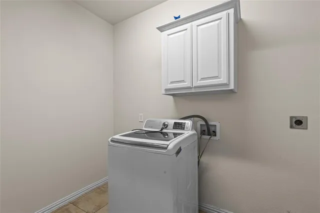 a room with storage and utility