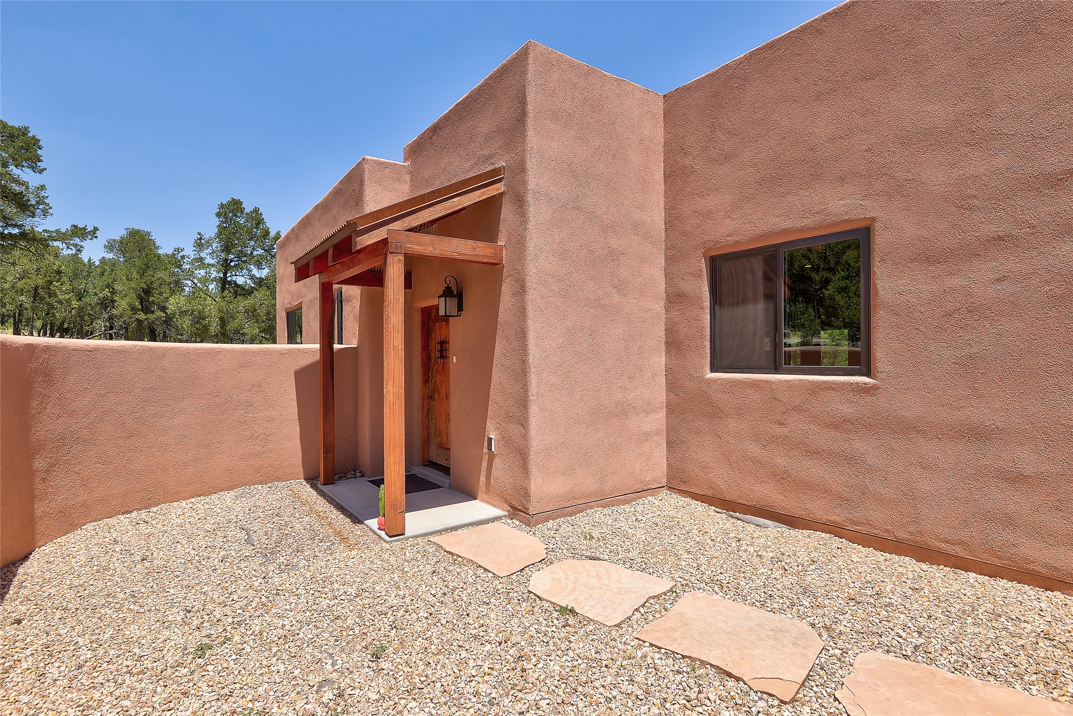 6 Dancing Hawk Drive Pecos, NM 87552 - Photo 4 of 29 Entry courtyard