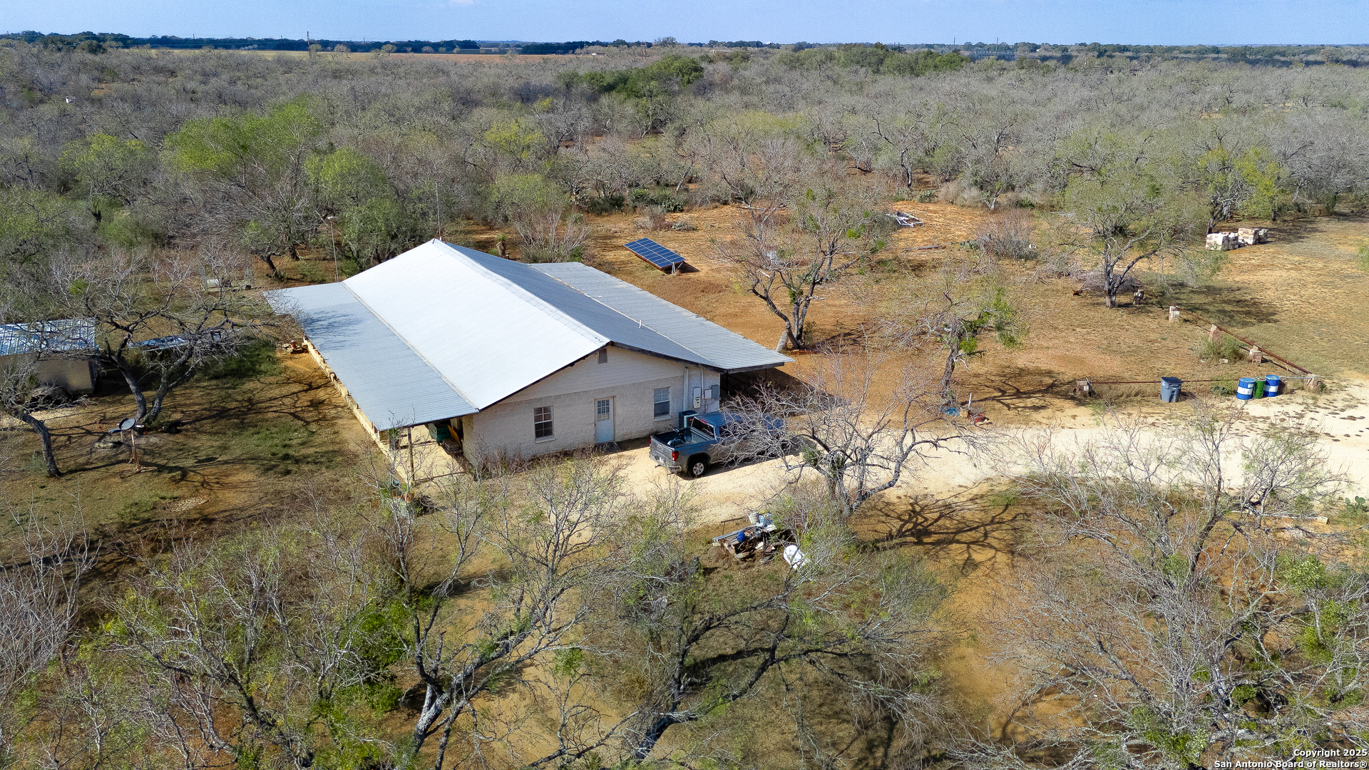 Tbd Old Pleasanton Road Poteet, TX 78264 - Photo 4 of 24 an aerial view of a house with a yard