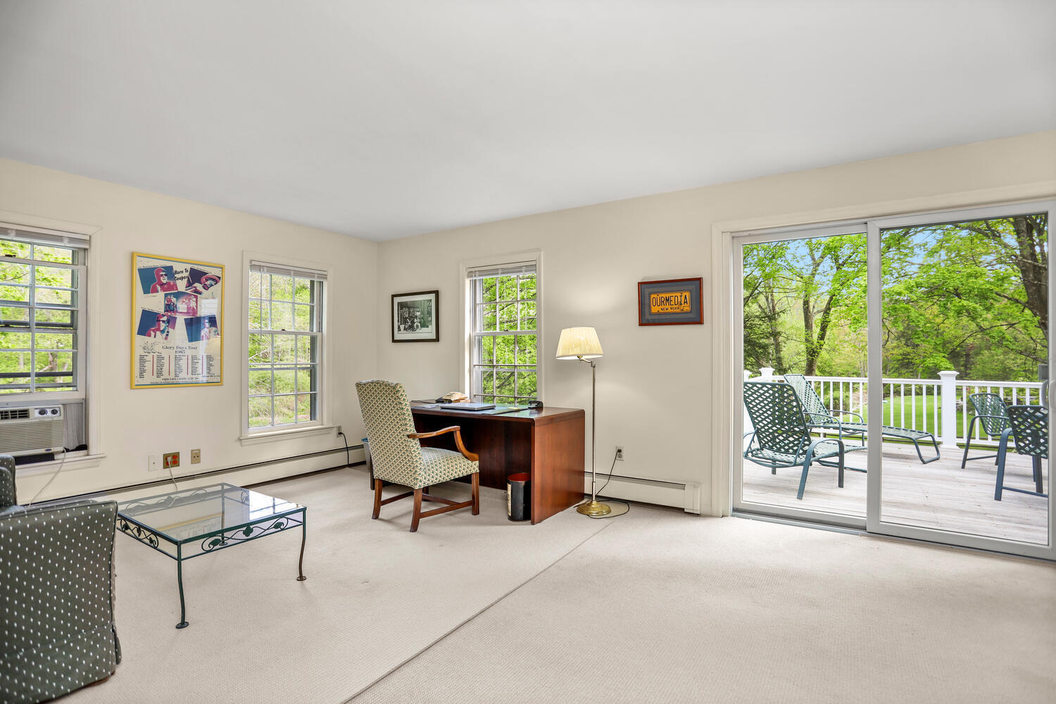 781 Valley Road New Canaan, CT 06840 - Photo 14 of 29 a view of workspace with wooden floor and windows
