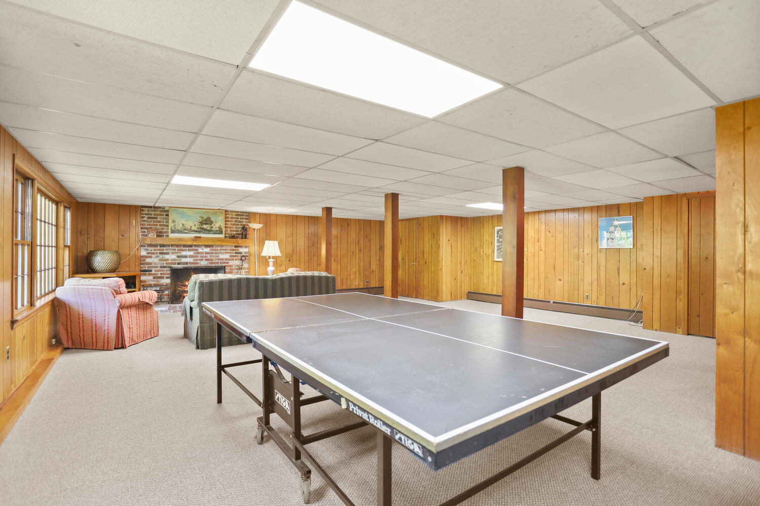 781 Valley Road New Canaan, CT 06840 - Photo 19 of 29 a room with pool table and windows
