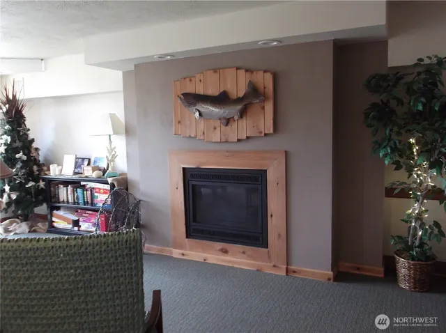 a room with furniture and a window