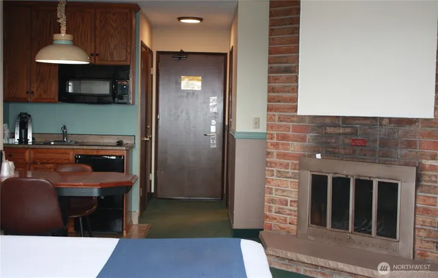 a front view of a house with entryway