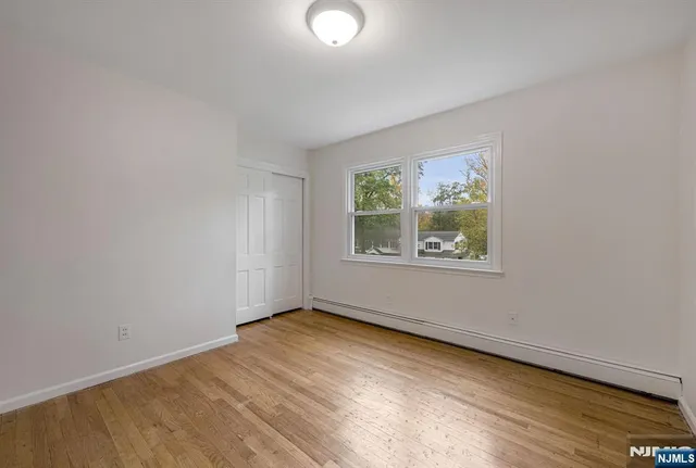 an empty room with window