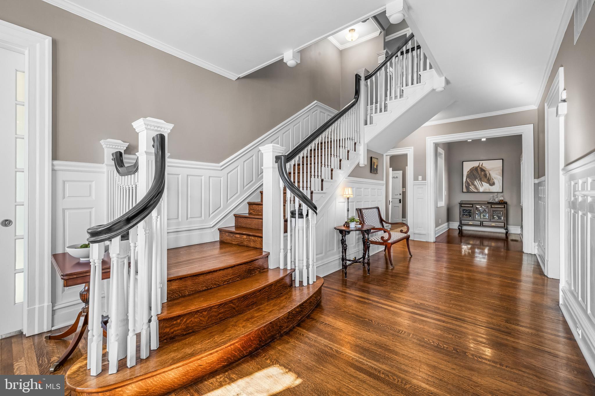 13128 Long Green Pike Baldwin, MD 21013 - Photo 12 of 124 a view of entryway and hall with wooden floor