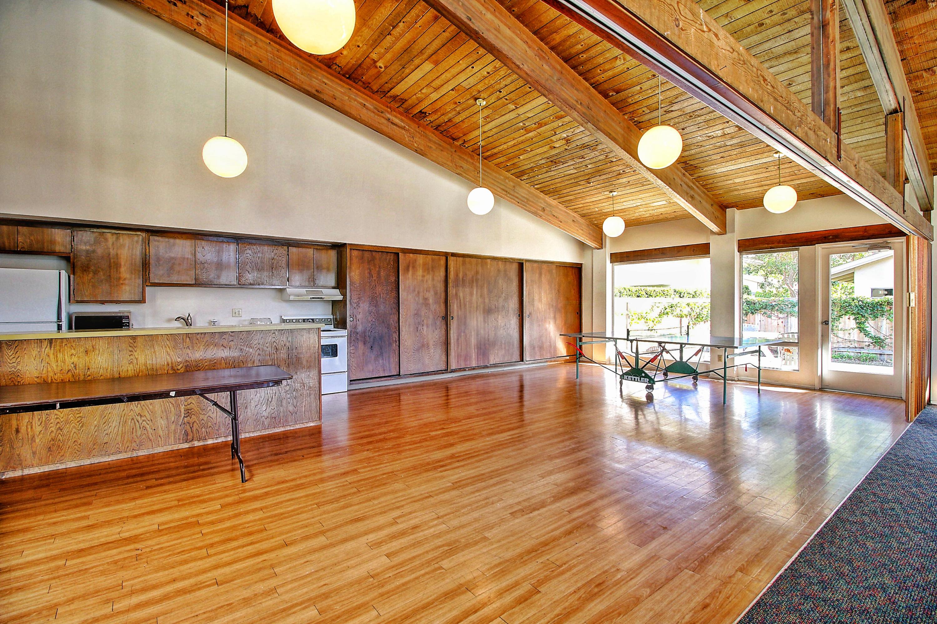 51 North San Marcos Road, Unit B Santa Barbara, CA 93111 - Photo 22 of 24 a view of a kitchen with furniture and wooden floor