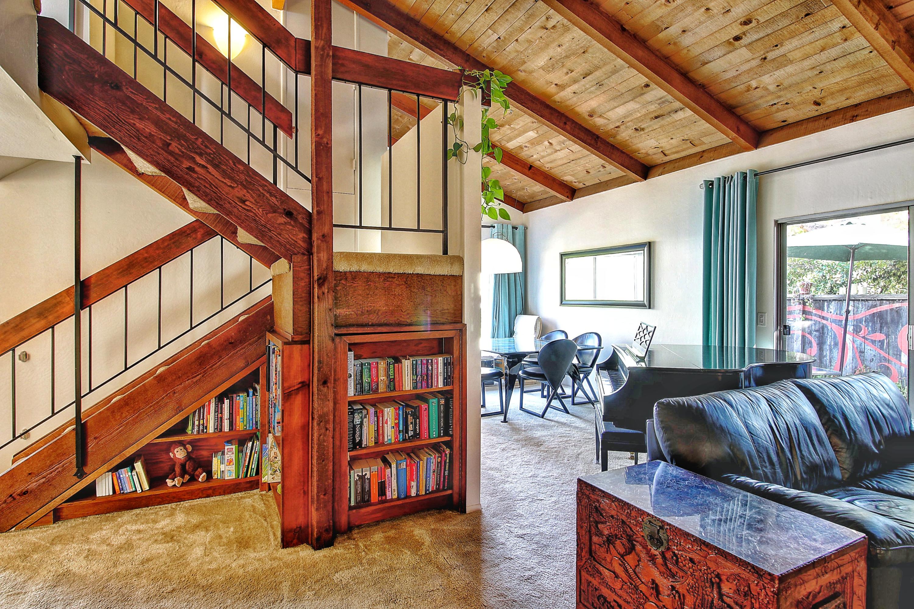 51 North San Marcos Road, Unit B Santa Barbara, CA 93111 - Photo 4 of 24 a living room with furniture a couch and next to a window