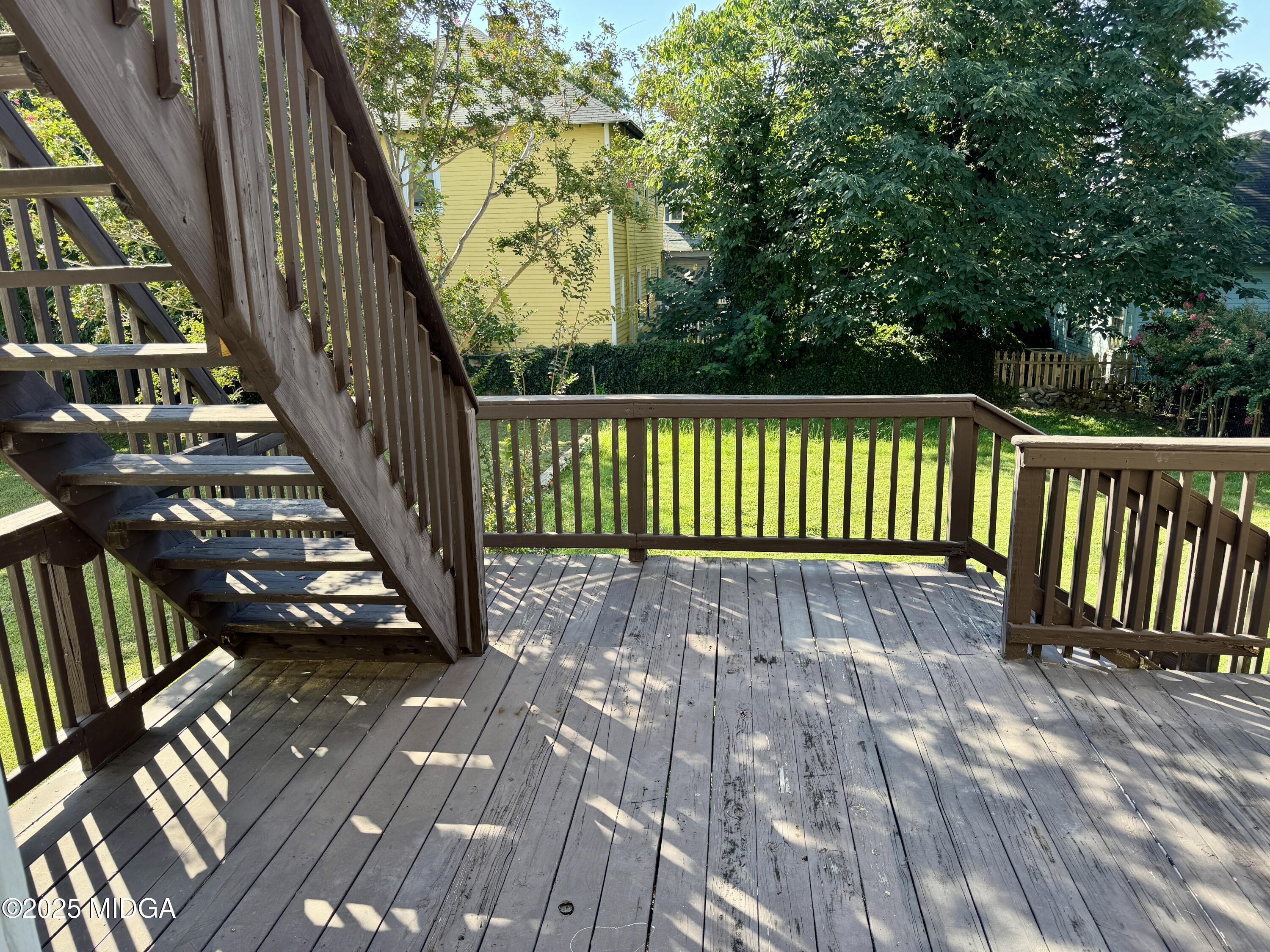 940 Cole Street Macon, GA 31201 - Photo 16 of 22 a view of balcony with wooden floor