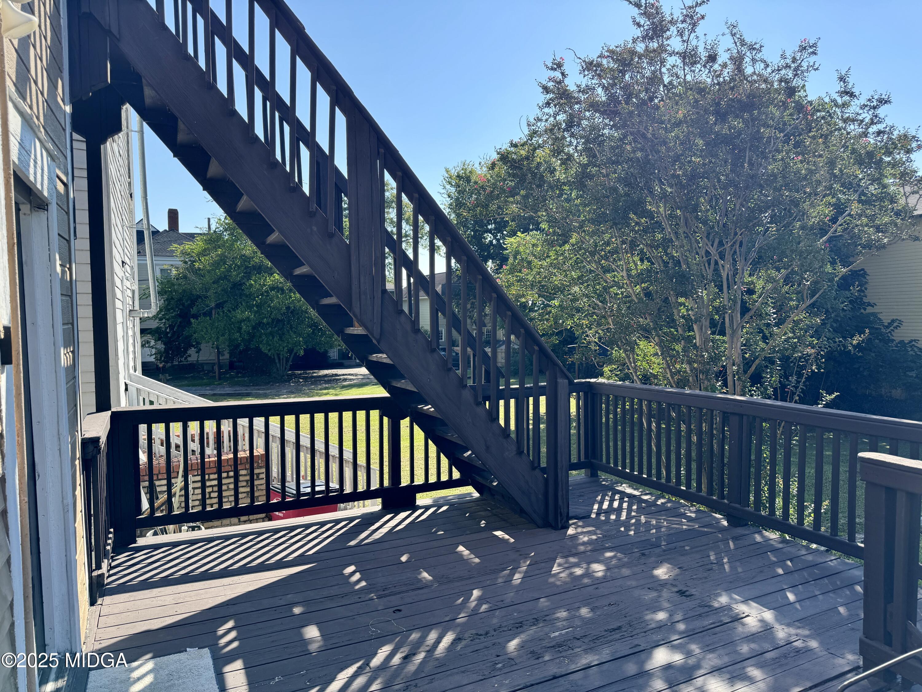 940 Cole Street Macon, GA 31201 - Photo 17 of 22 a view of balcony with wooden floor