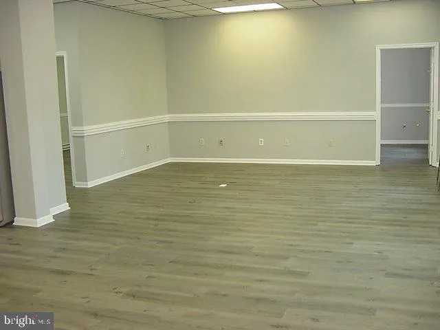 a view of small space with an empty space