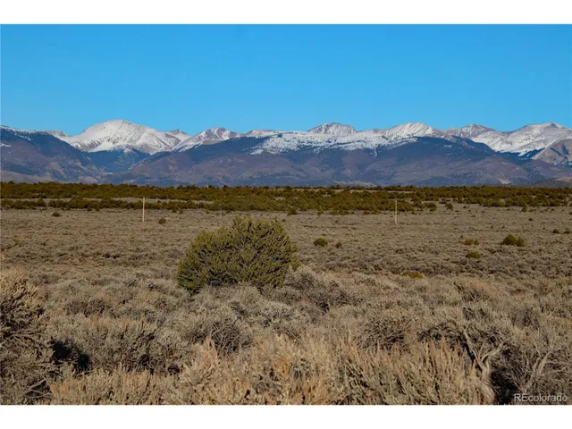 a view of an outdoor space and mountain view