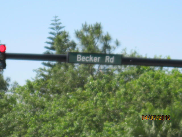 263 Southwest Becker Road Port St. Lucie, FL 34953 - Photo 2 of 2 STREET SIGN