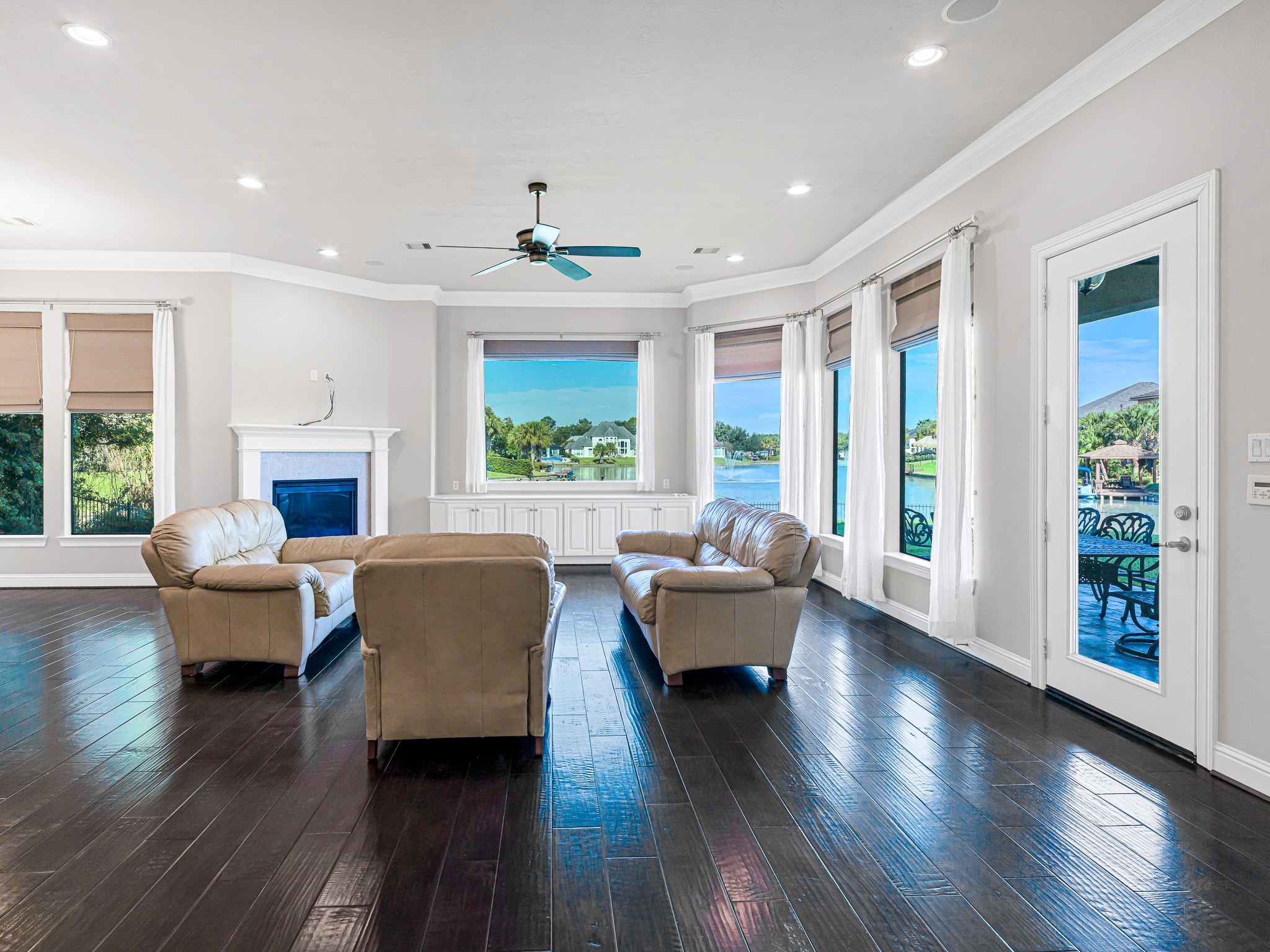 1802 Sparrows Ridge Katy, TX 77450 - Photo 15 of 50 a living room with furniture fireplace and a large window