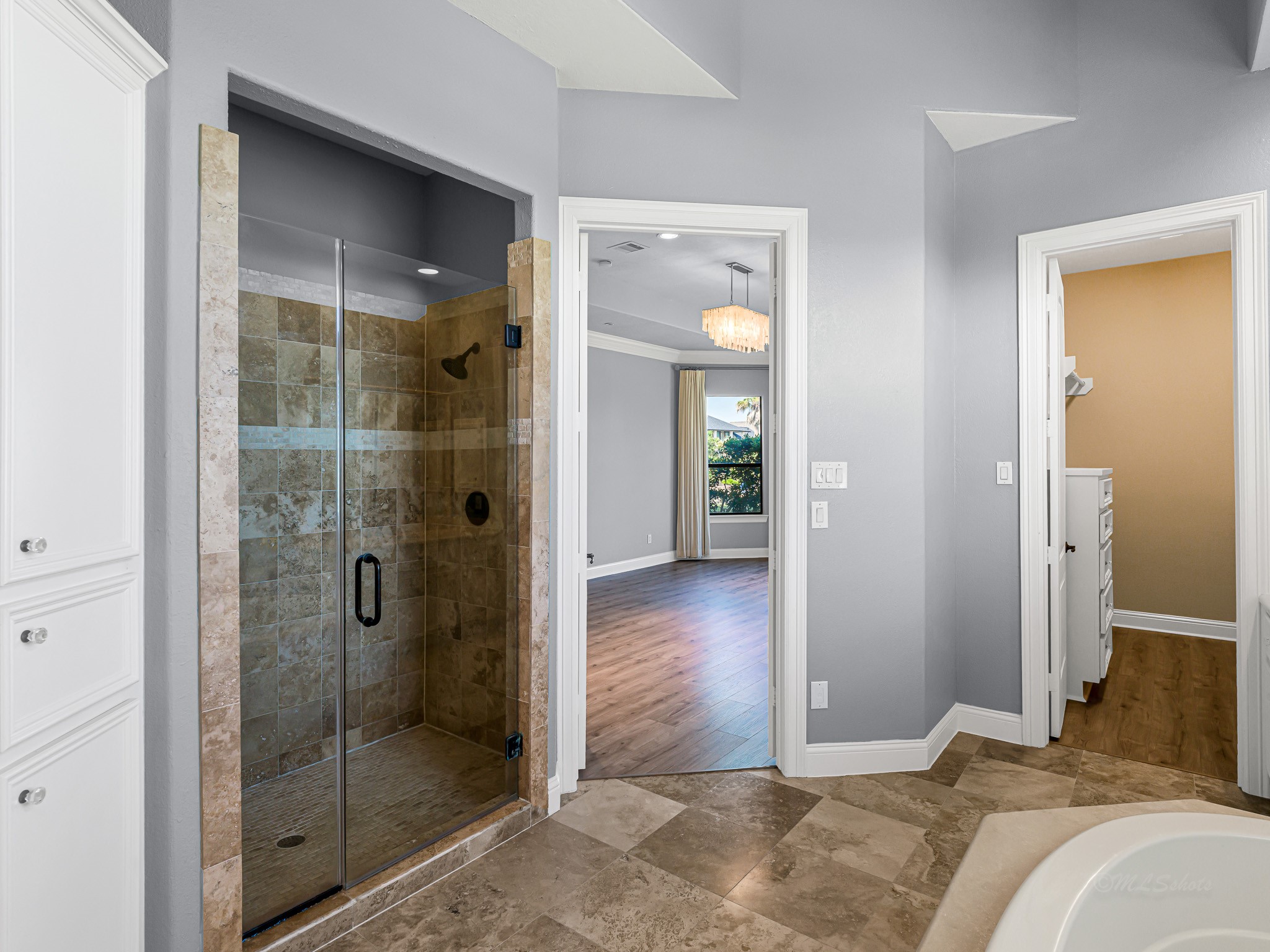 1802 Sparrows Ridge Katy, TX 77450 - Photo 32 of 50 a bathroom with a shower and a sink