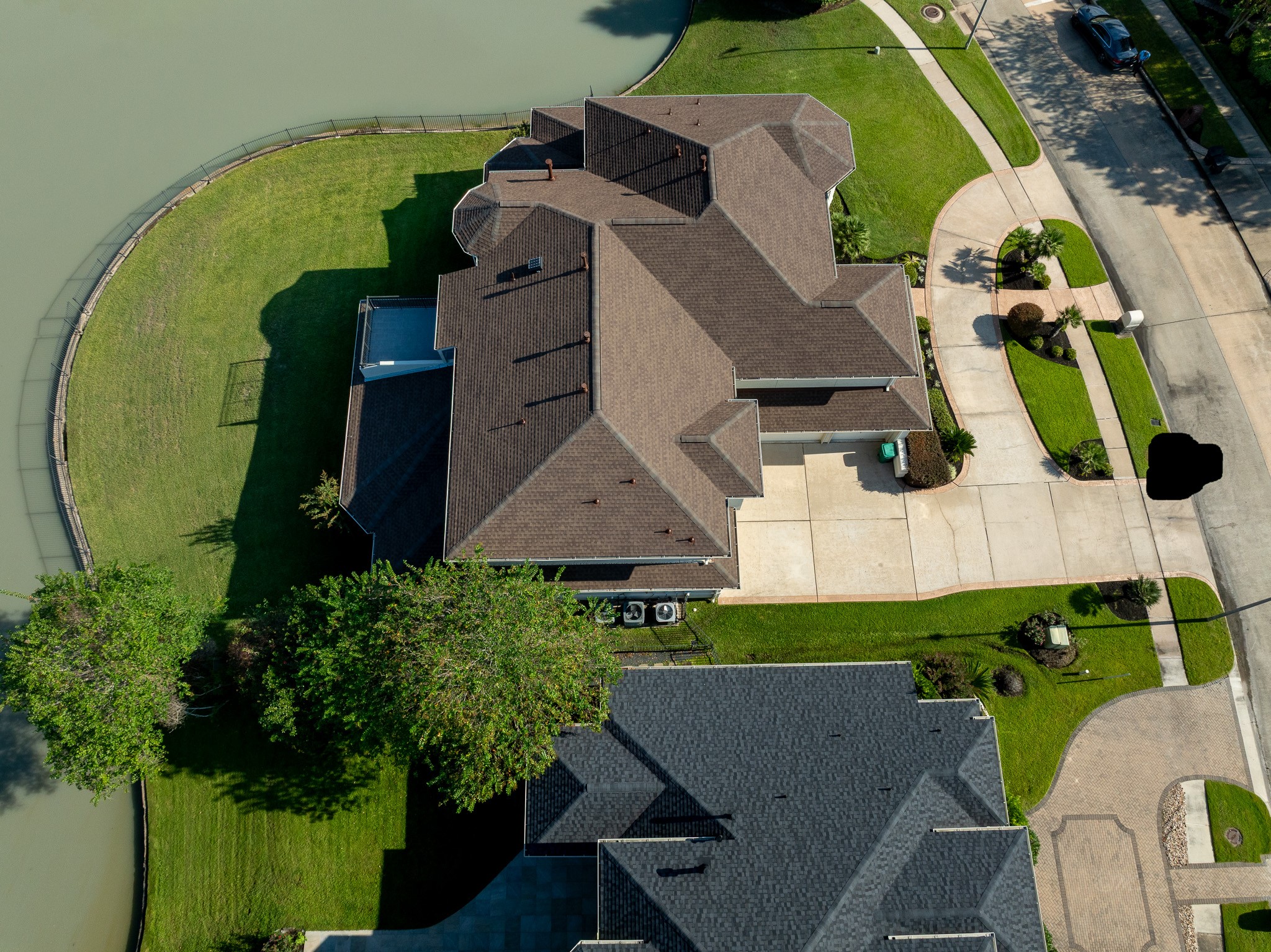 1802 Sparrows Ridge Katy, TX 77450 - Photo 48 of 50 an aerial view of a house with a swimming pool