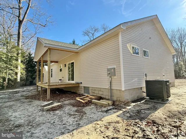 a backyard of a house