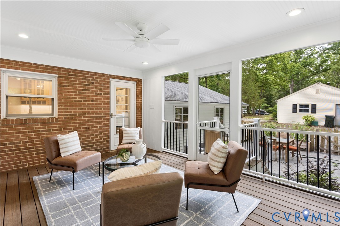 3136 Old Quarry Road Richmond, VA 23225 - Photo 63 of 94 Sunroom
