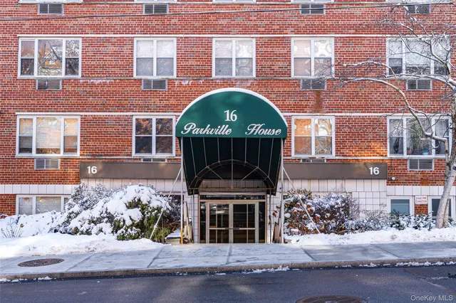 front view of a brick house with a front of a building