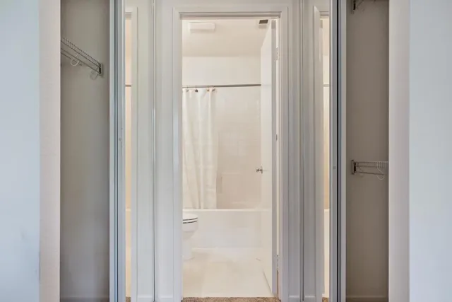 a view of front door