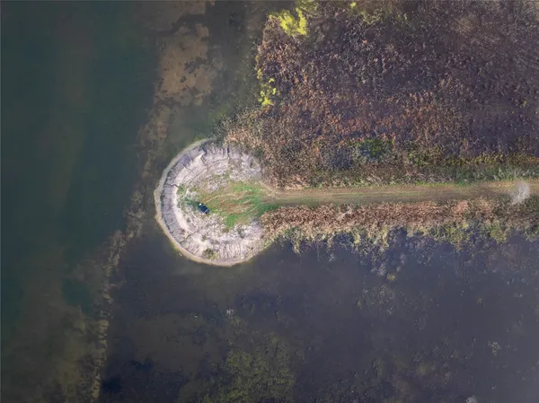 a view of an ocean and beach