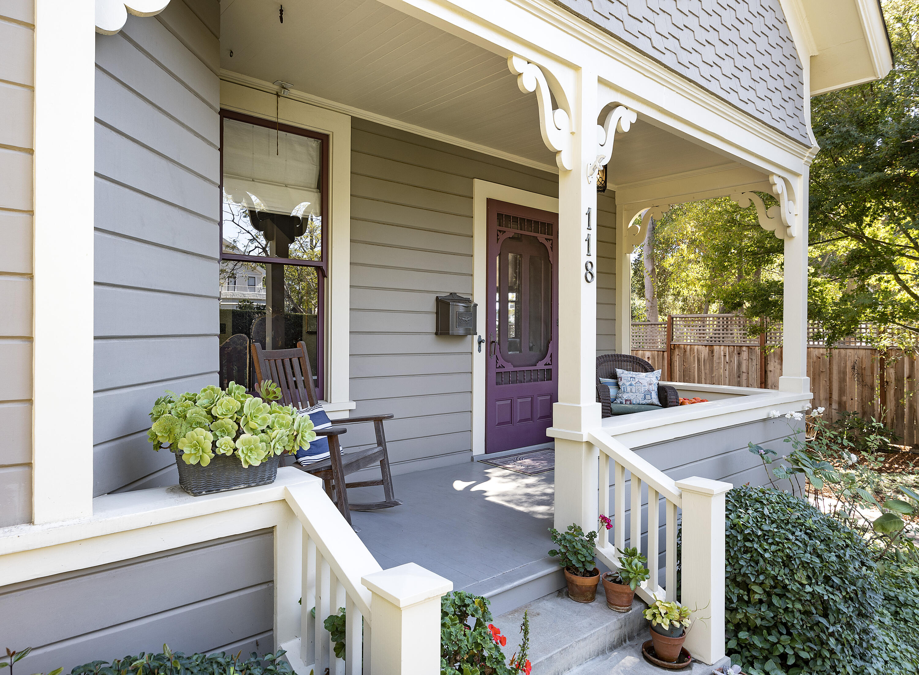 118 East Islay Street Santa Barbara, CA 93101 - Photo 5 of 44 a front view of a house with outdoor seating