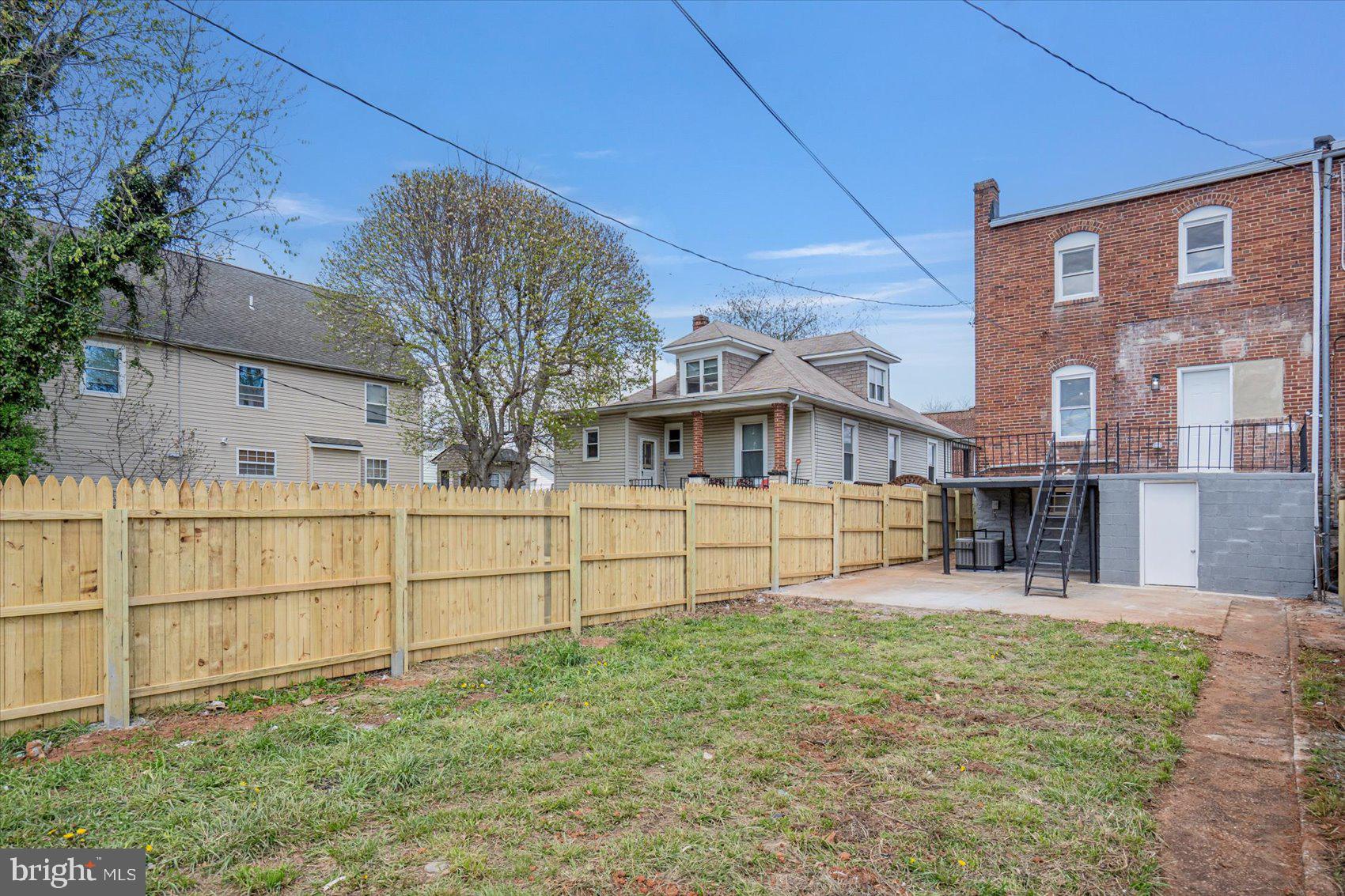 5412 Clover Road Baltimore, MD 21215 - Photo 37 of 42 a view of backyard of house