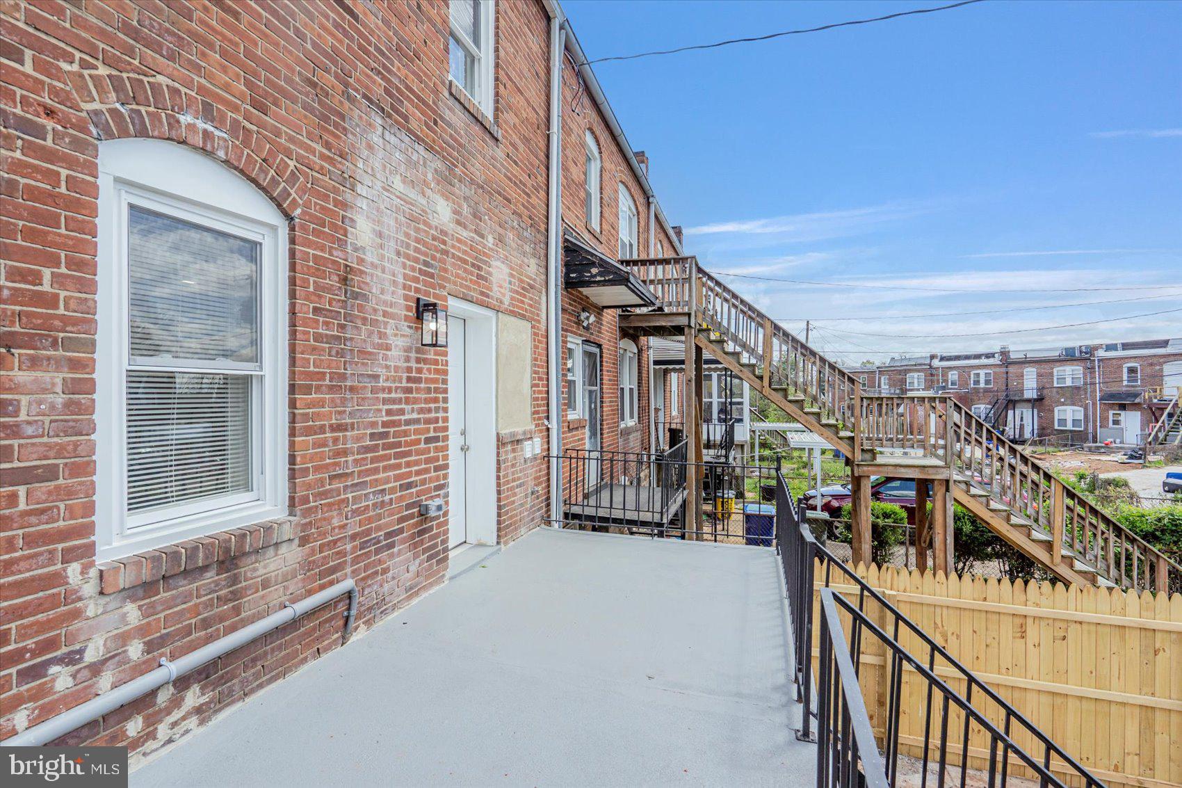 5412 Clover Road Baltimore, MD 21215 - Photo 38 of 42 a view of a house with a balcony