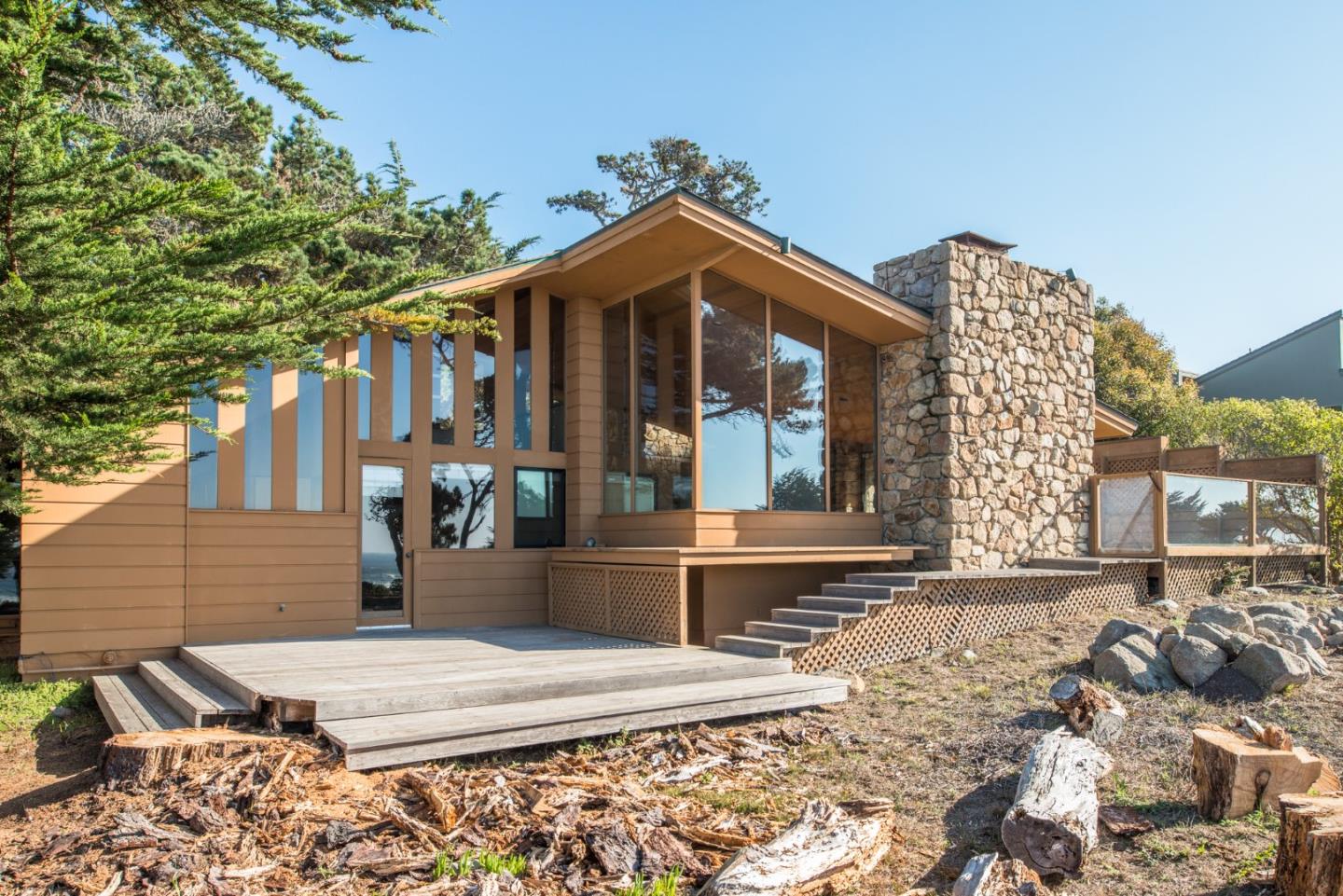 3044 Cormorant Road Pebble Beach, CA 93953 - Photo 11 of 49 a front view of a house