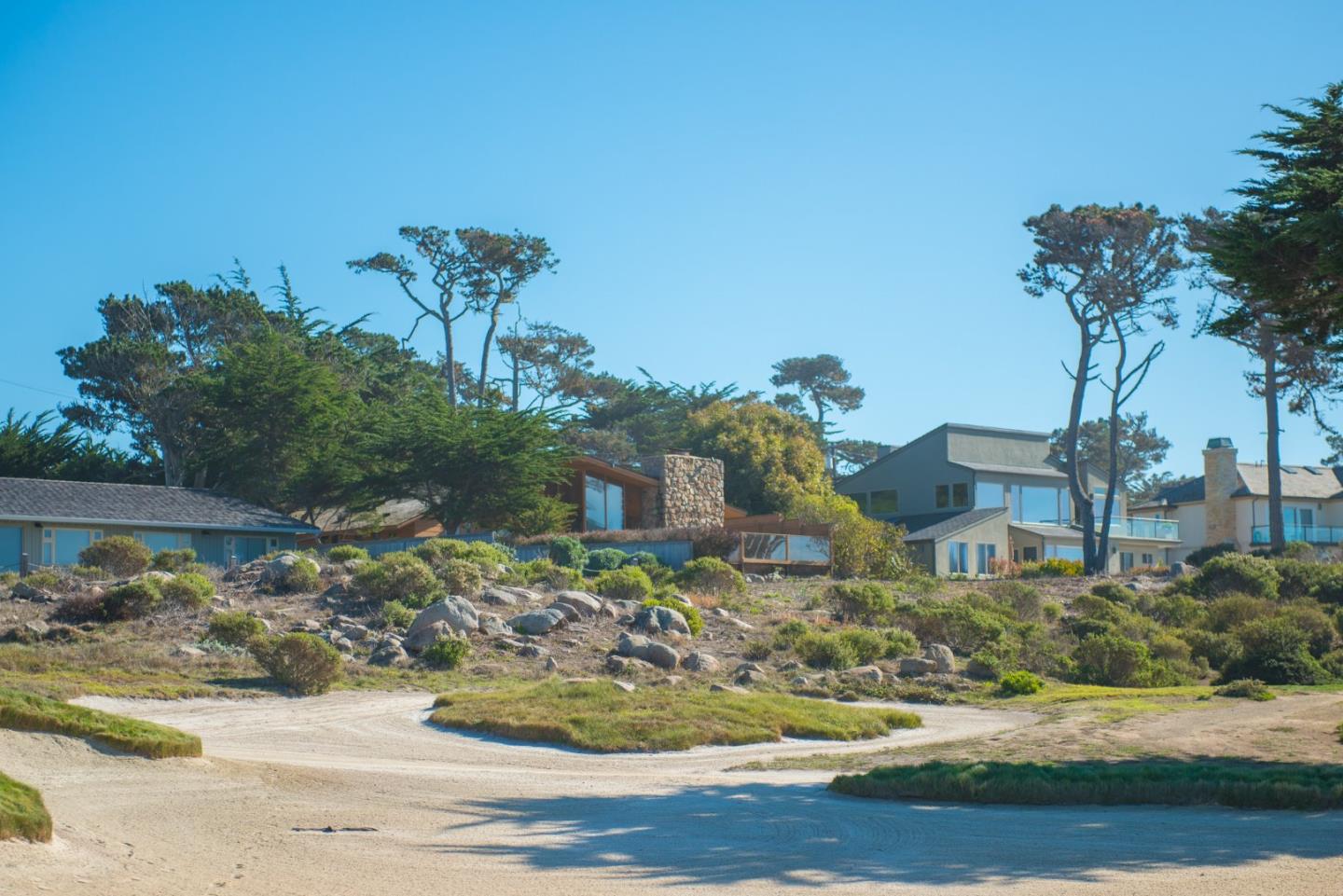 3044 Cormorant Road Pebble Beach, CA 93953 - Photo 31 of 49 a view of a house with a yard