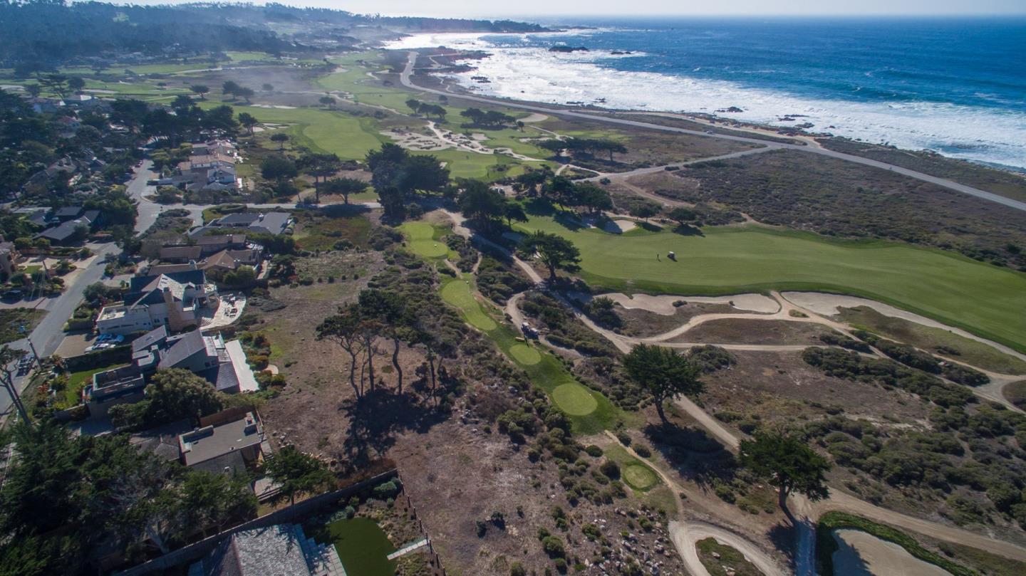 3044 Cormorant Road Pebble Beach, CA 93953 - Photo 44 of 49 an aerial view of a house with a yard
