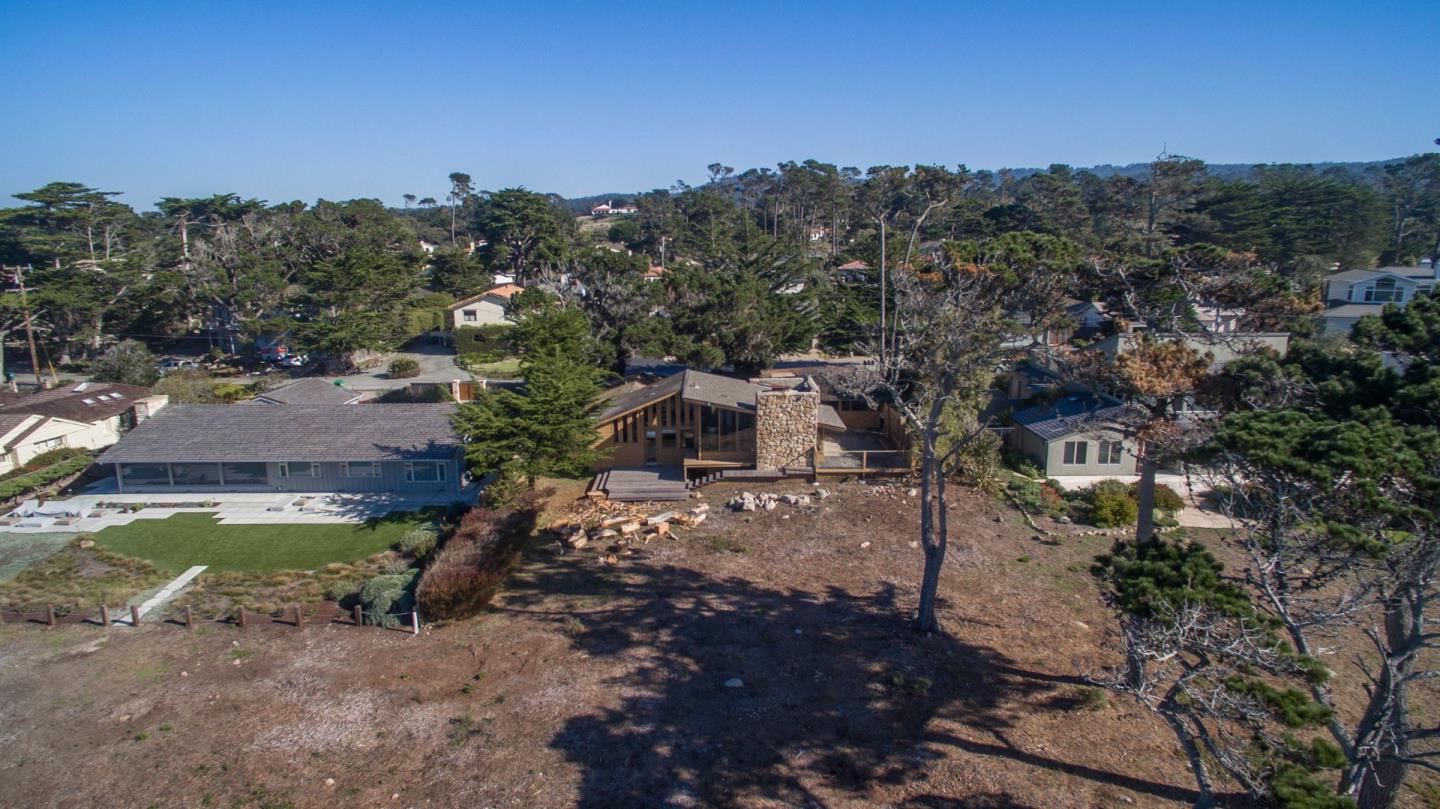 3044 Cormorant Road Pebble Beach, CA 93953 - Photo 47 of 49 an aerial view of a house with a yard