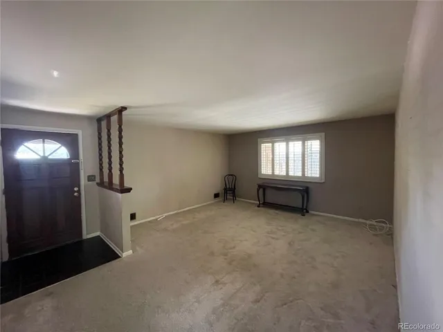 a view of an empty room