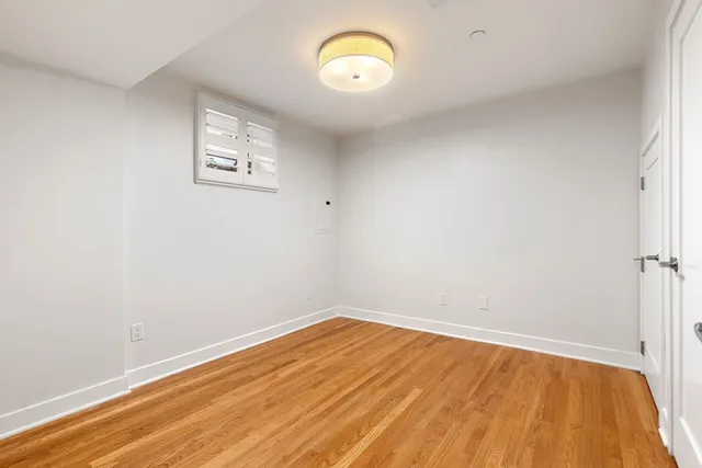 wooden floor in a room
