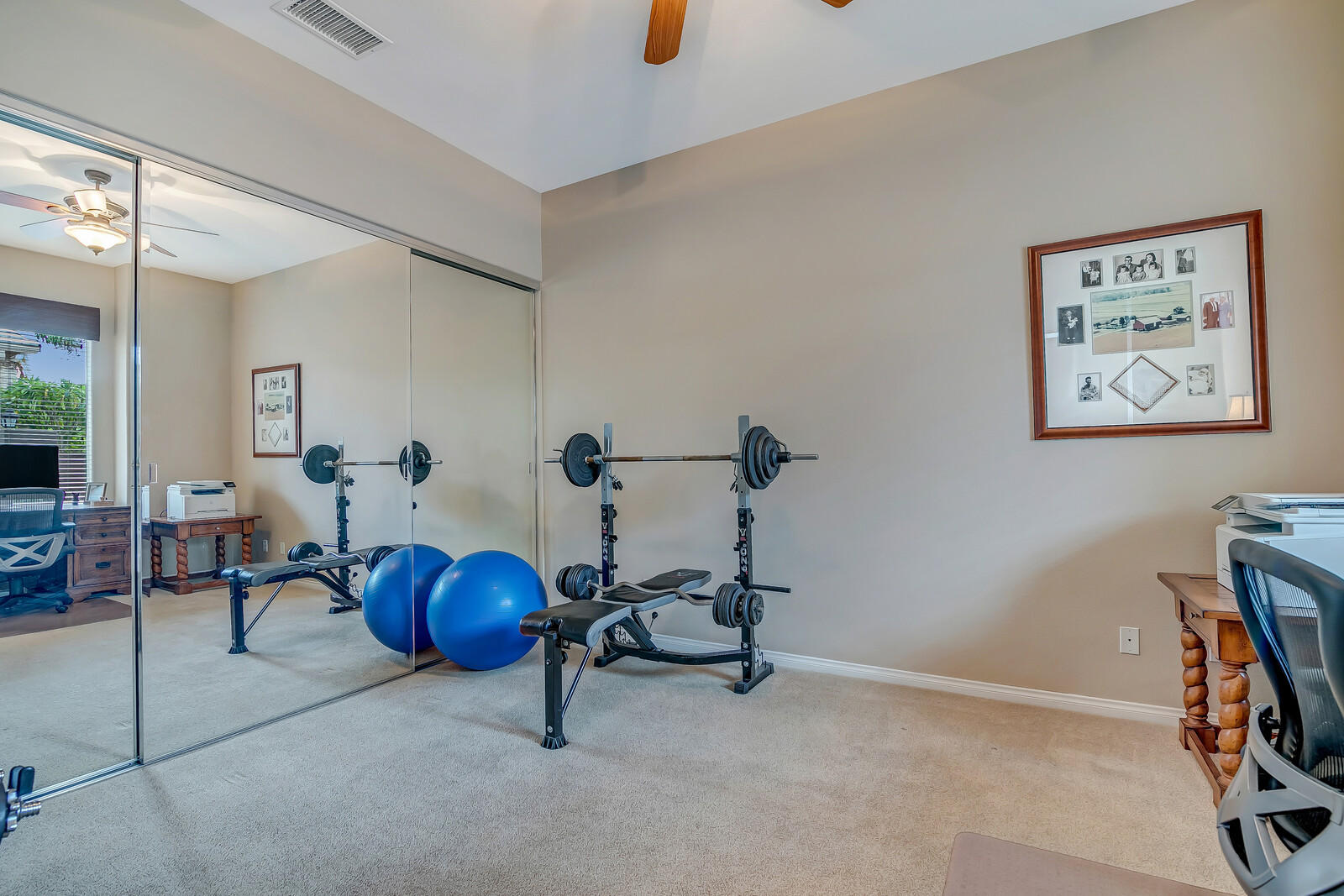 3 Lyon Road Rancho Mirage, CA 92270 - Photo 24 of 38 a view of a room with gym equipment
