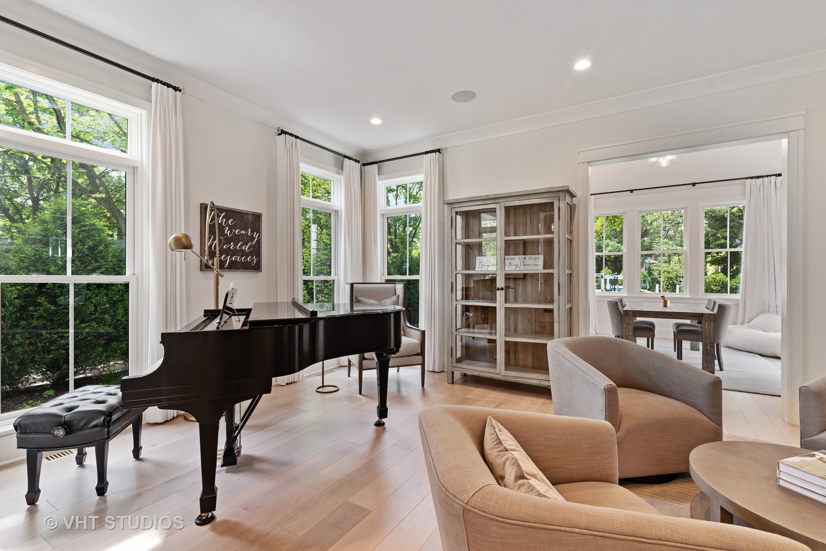 300 Greenleaf Avenue Wilmette, IL 60091 - Photo 3 of 43 a living room with furniture and a large window