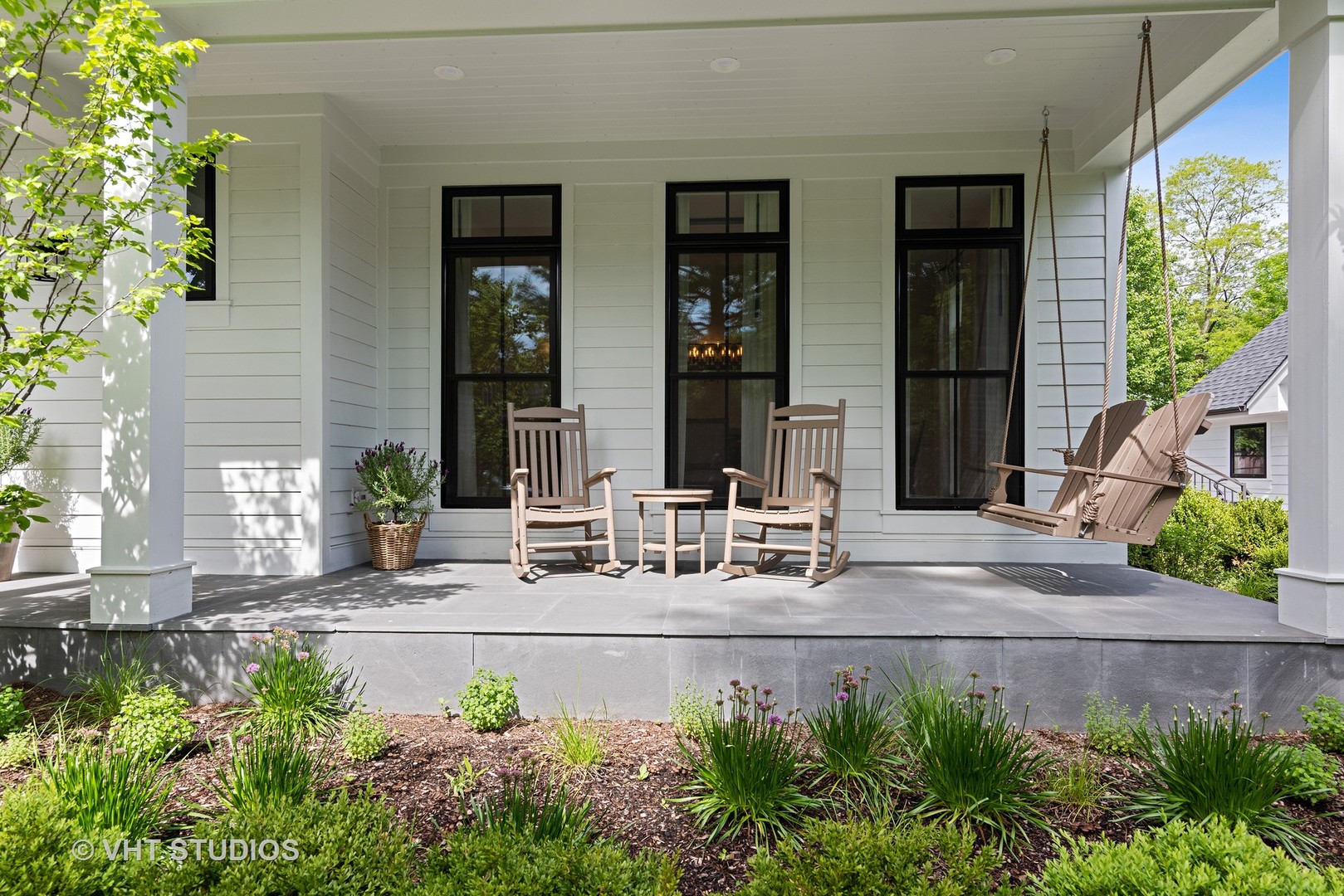 300 Greenleaf Avenue Wilmette, IL 60091 - Photo 33 of 43 front view of house with a bench