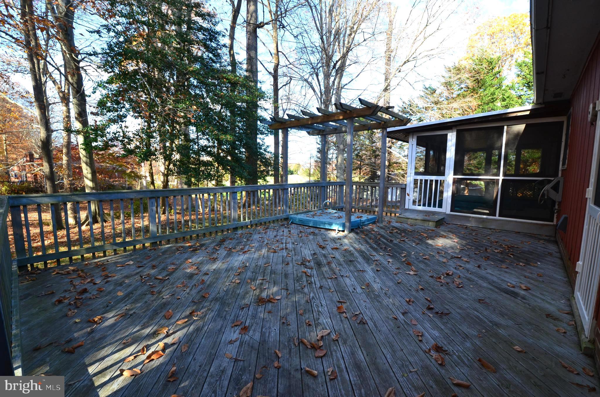 5360 Solomons Island Road Huntingtown, MD 20639 - Photo 19 of 46 Deck with hot tub "as is"