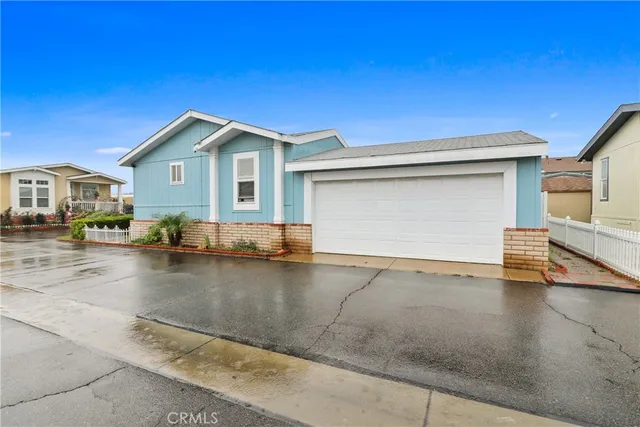 a view of a house with a patio