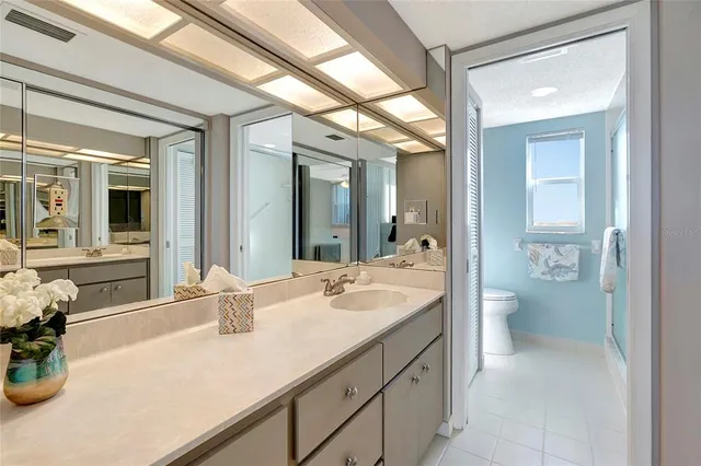 a view of a lake with a mountain view