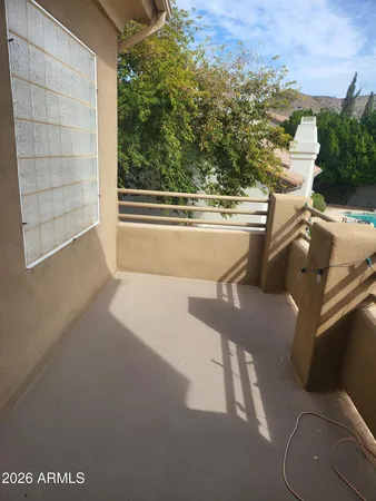 a view of staircase with rug floor