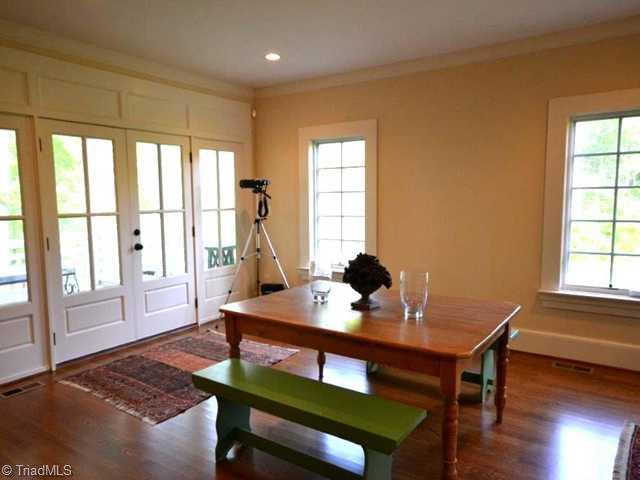 4784 Little Fox Road Randleman, NC 27317 - Photo 5 of 16 Dining Room. Hardwood Floors, Access to Screened Porch